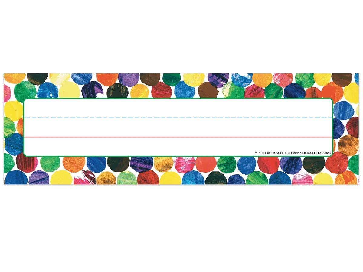Eric Carle Dotted Nameplates - US 4164
