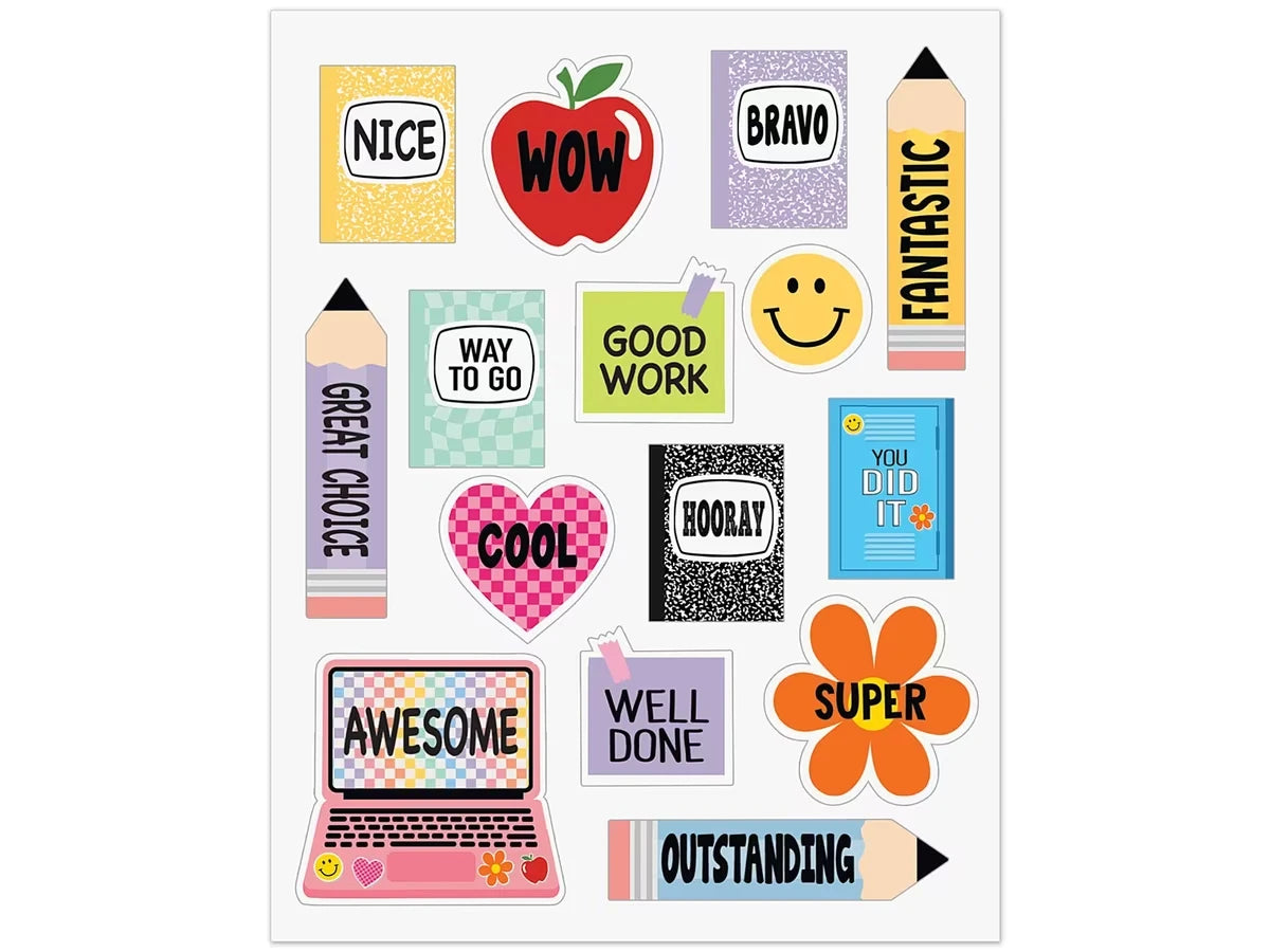 Cool for School Motivational Stickers - US 4739