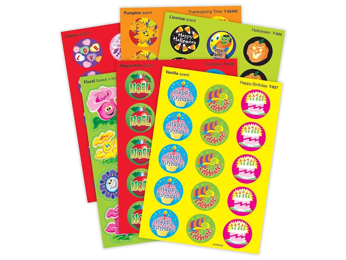 Seasons & Holidays Scented Stickers - Variety Pack - US 6750