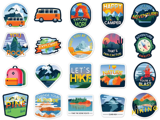 Adventure Vinyl Stickers - US 1808