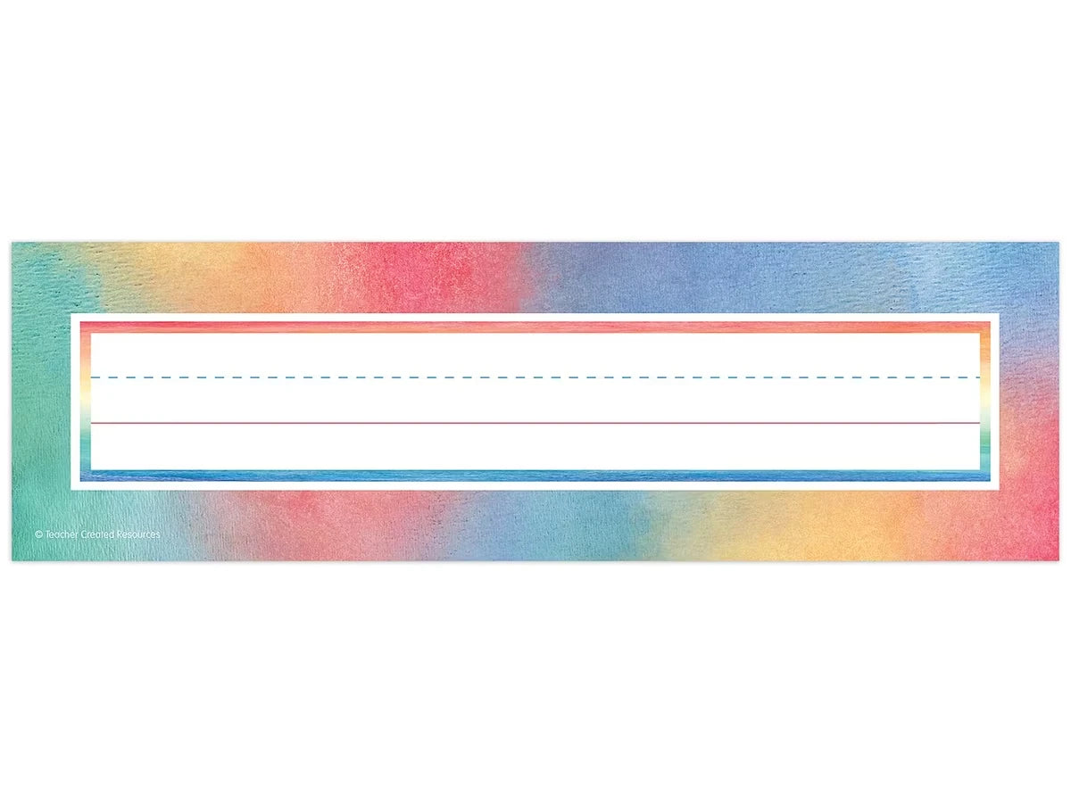 Watercolor Nameplates - US 4509