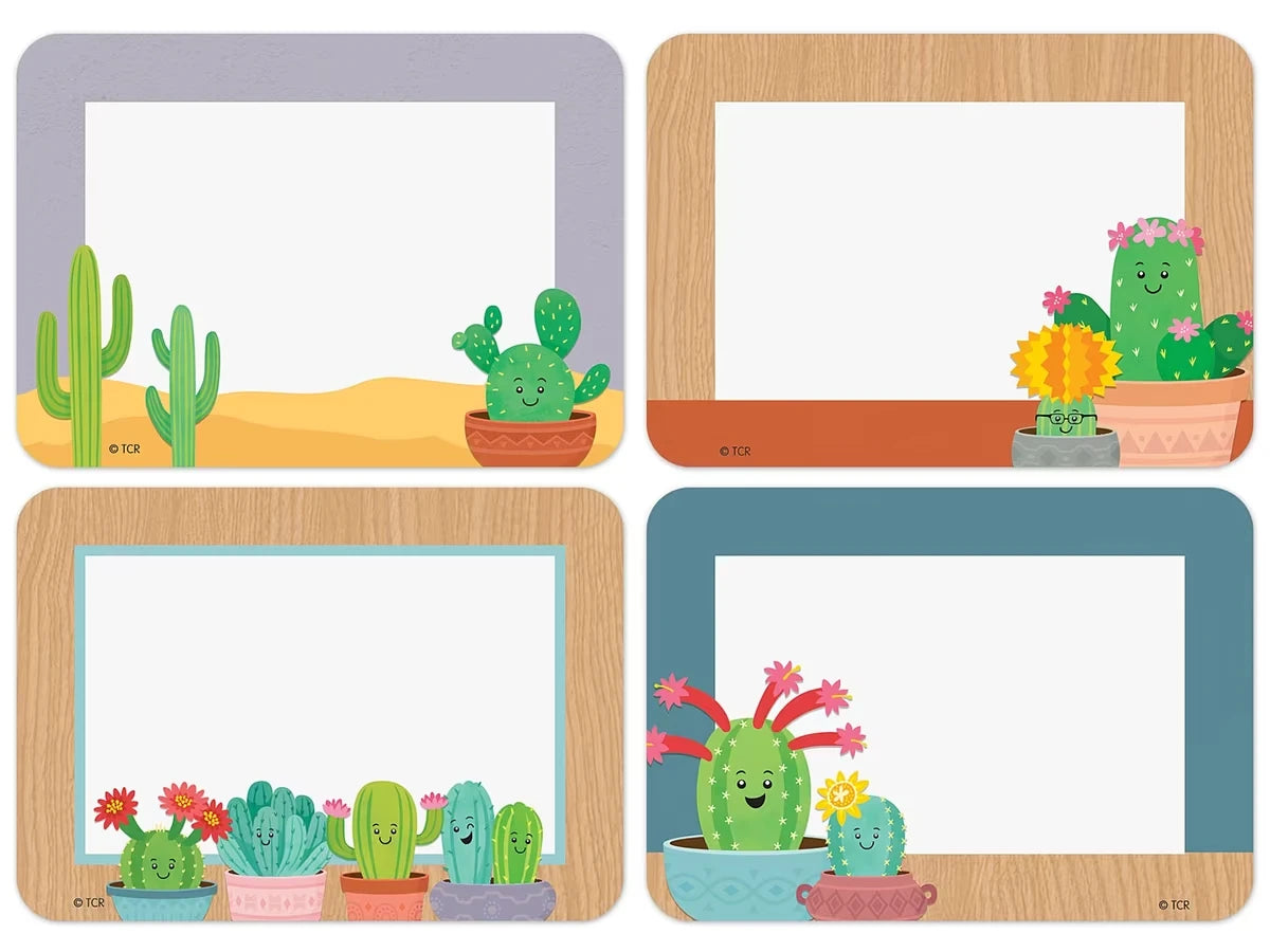 Happy Cactus Crew Name Tags - US 3475