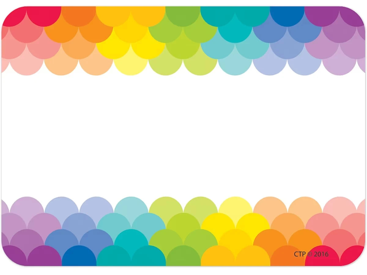 Painted Palette Rainbow Name Tags - US 4661