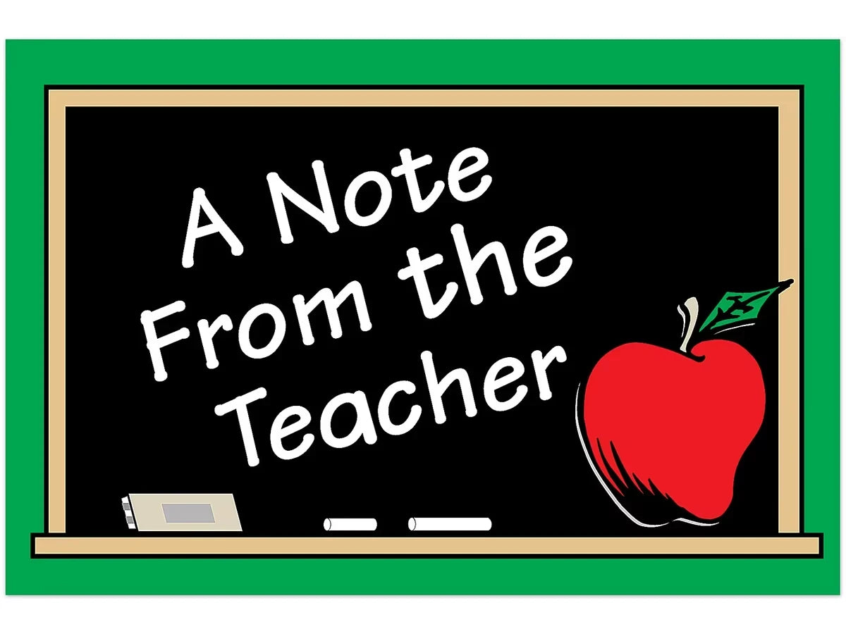 Teacher’s Note Postcards - US 4440