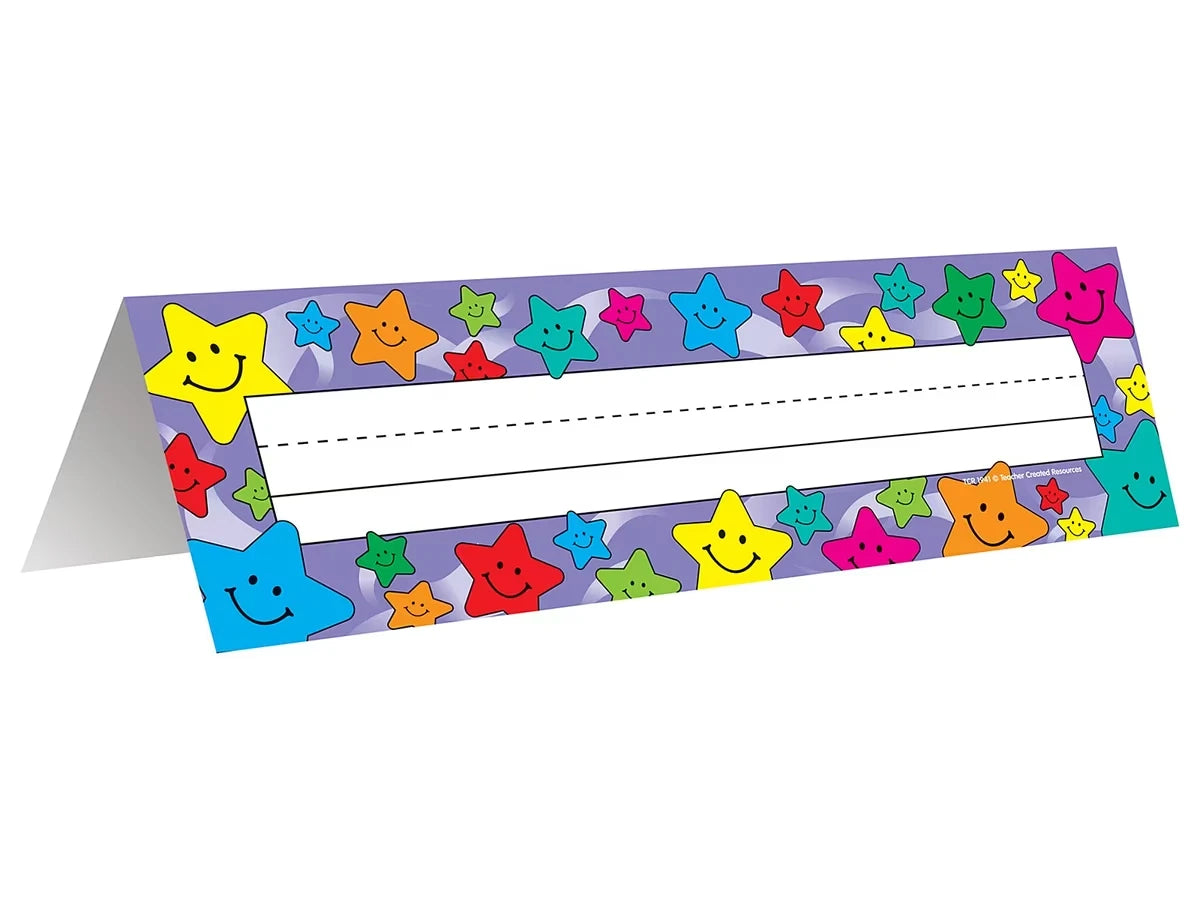 Happy Star Tented Nameplates - US 2786