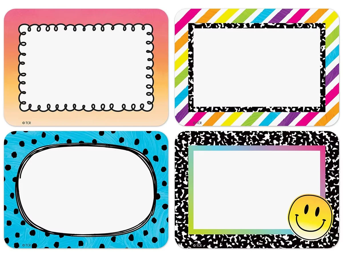 Brights 4Ever Name Tags - Variety Pack - US 8211