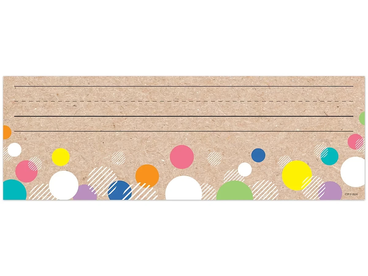 Krafty Pop! Colorful Bubble Nameplates - US 5611