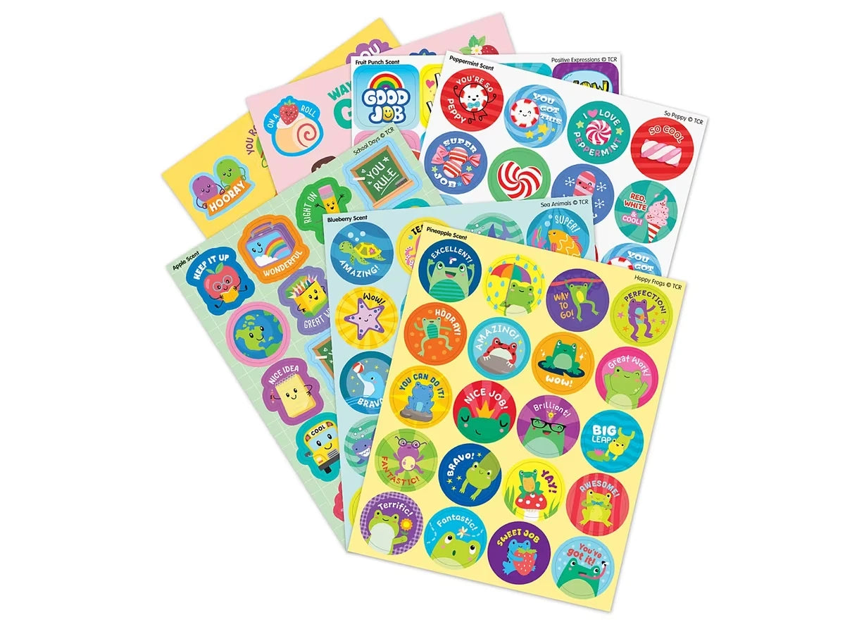 Positive Words Scented Stickers - Variety Pack - US 6464
