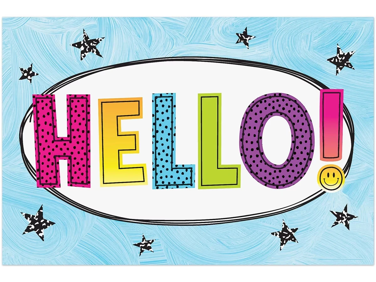 Brights 4Ever Hello Postcards - US 2833