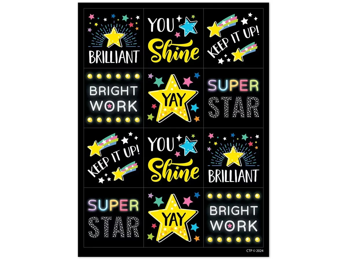 Star Bright Stickers - US 6566