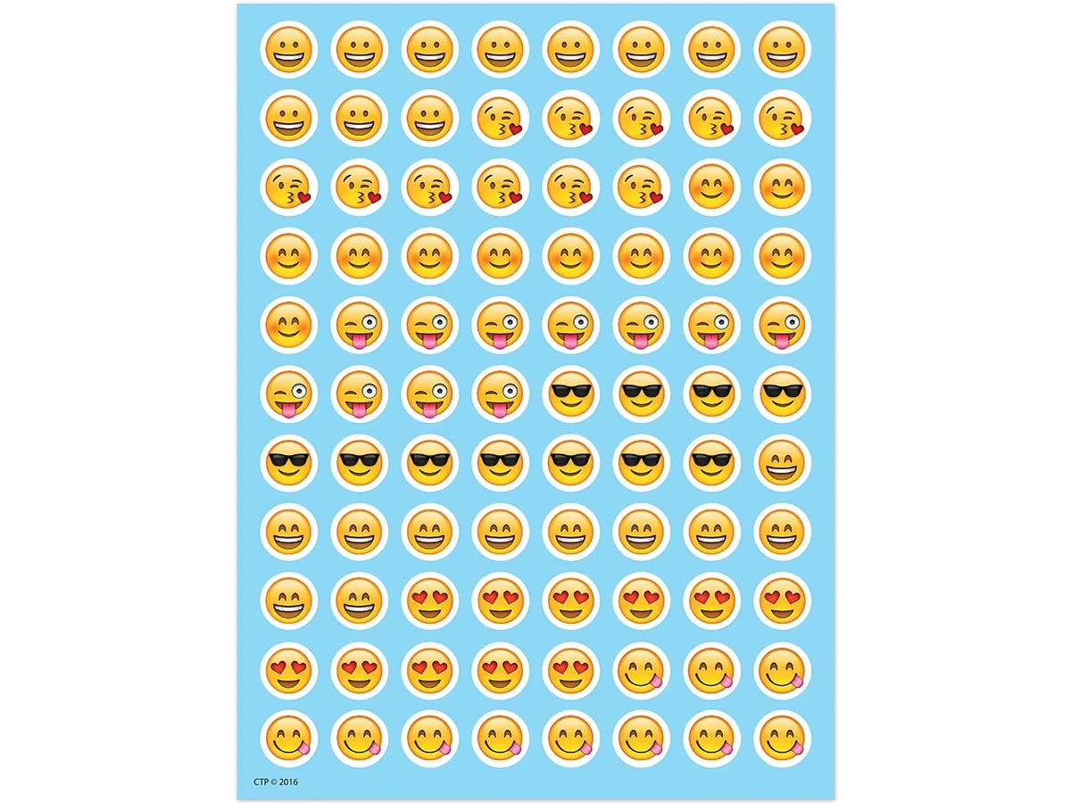 Emoji Fun Mini Stickers - US 7586