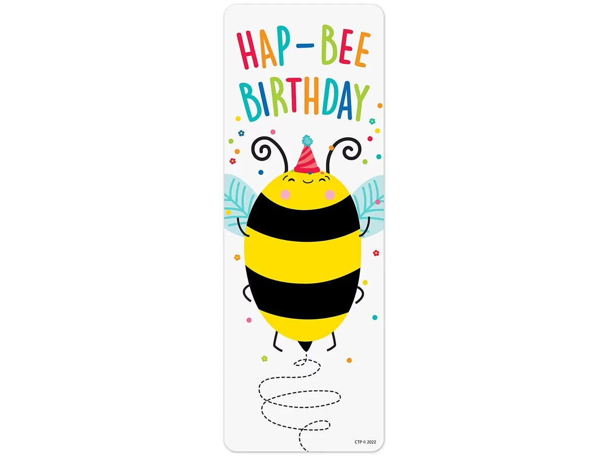 Hap-Bee Birthday Bookmarks - US 9060