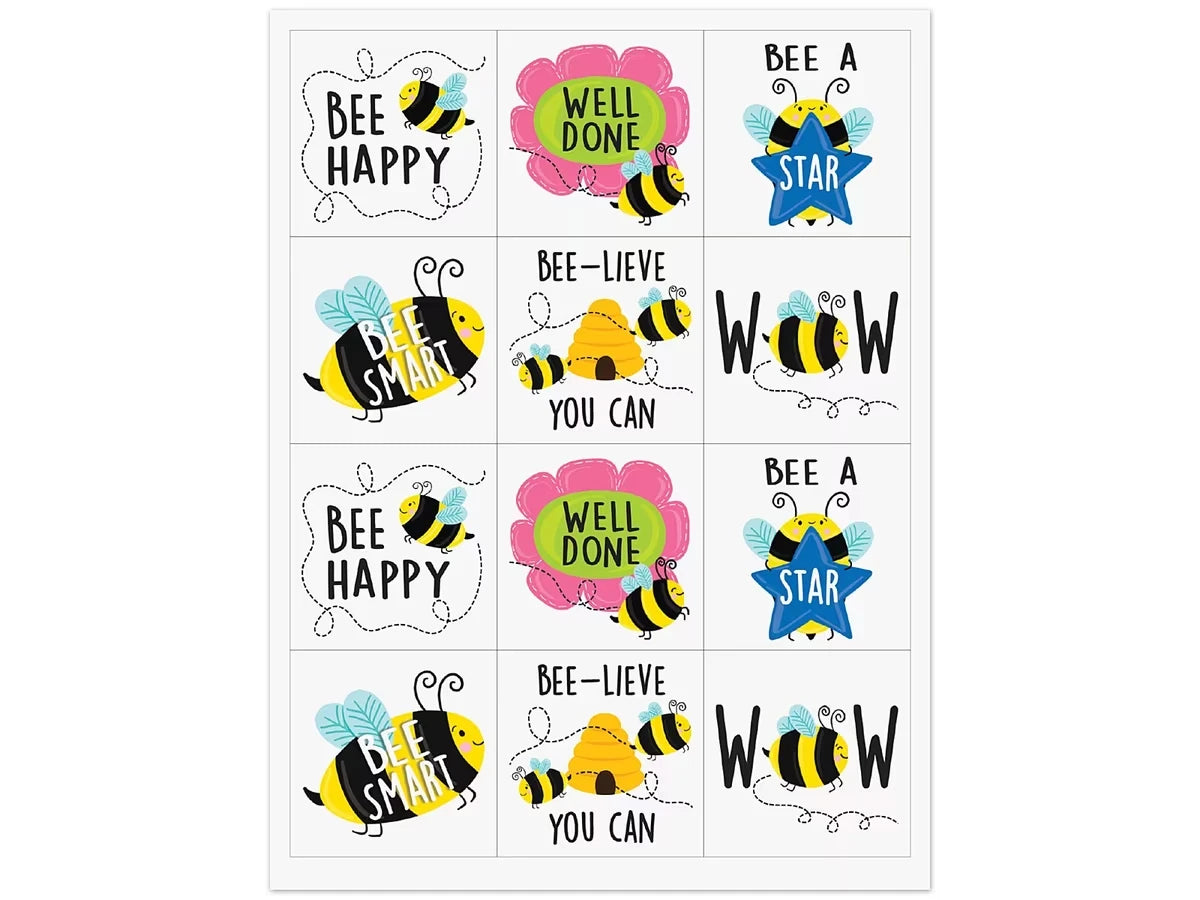 Busy Bees Motivational Stickers - US 7146