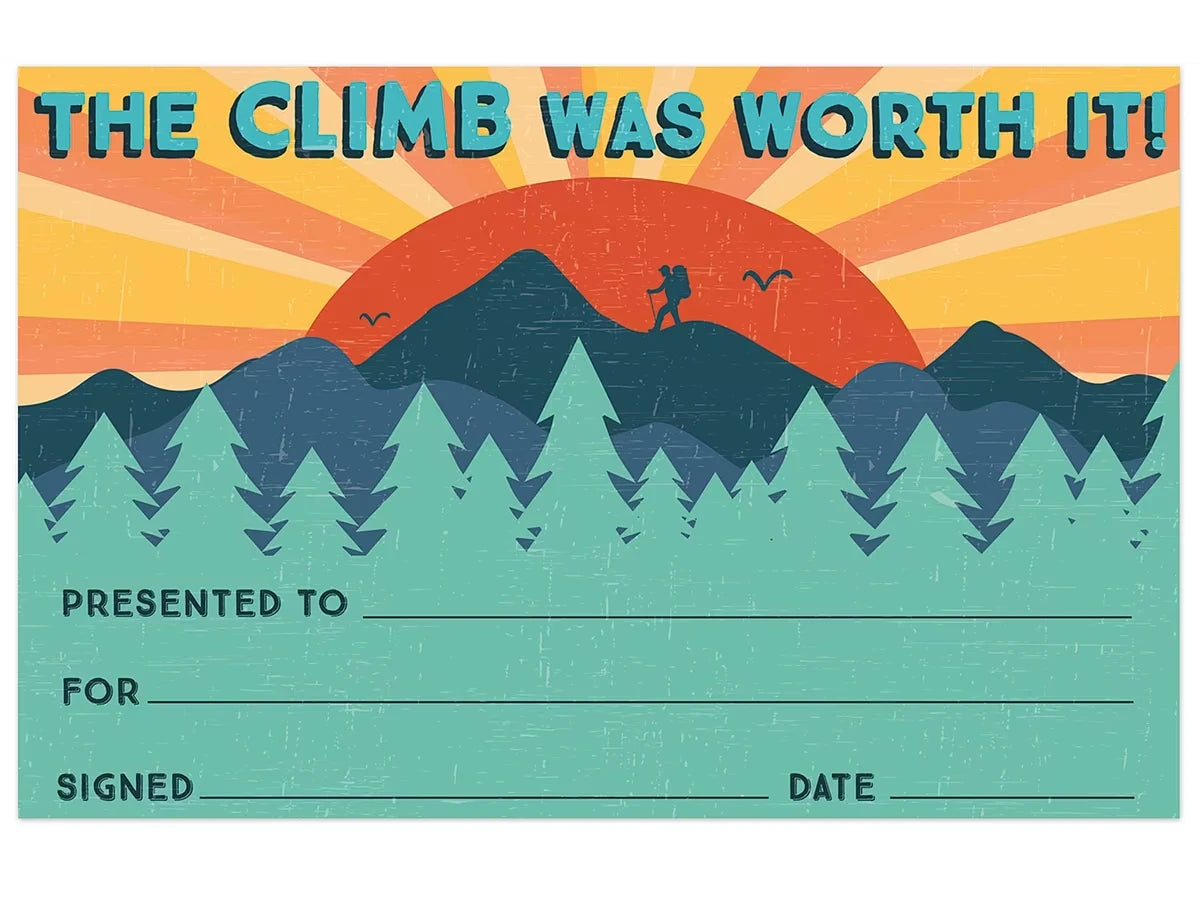 Adventurer the Climb Was Worth It! Awards - US 3620