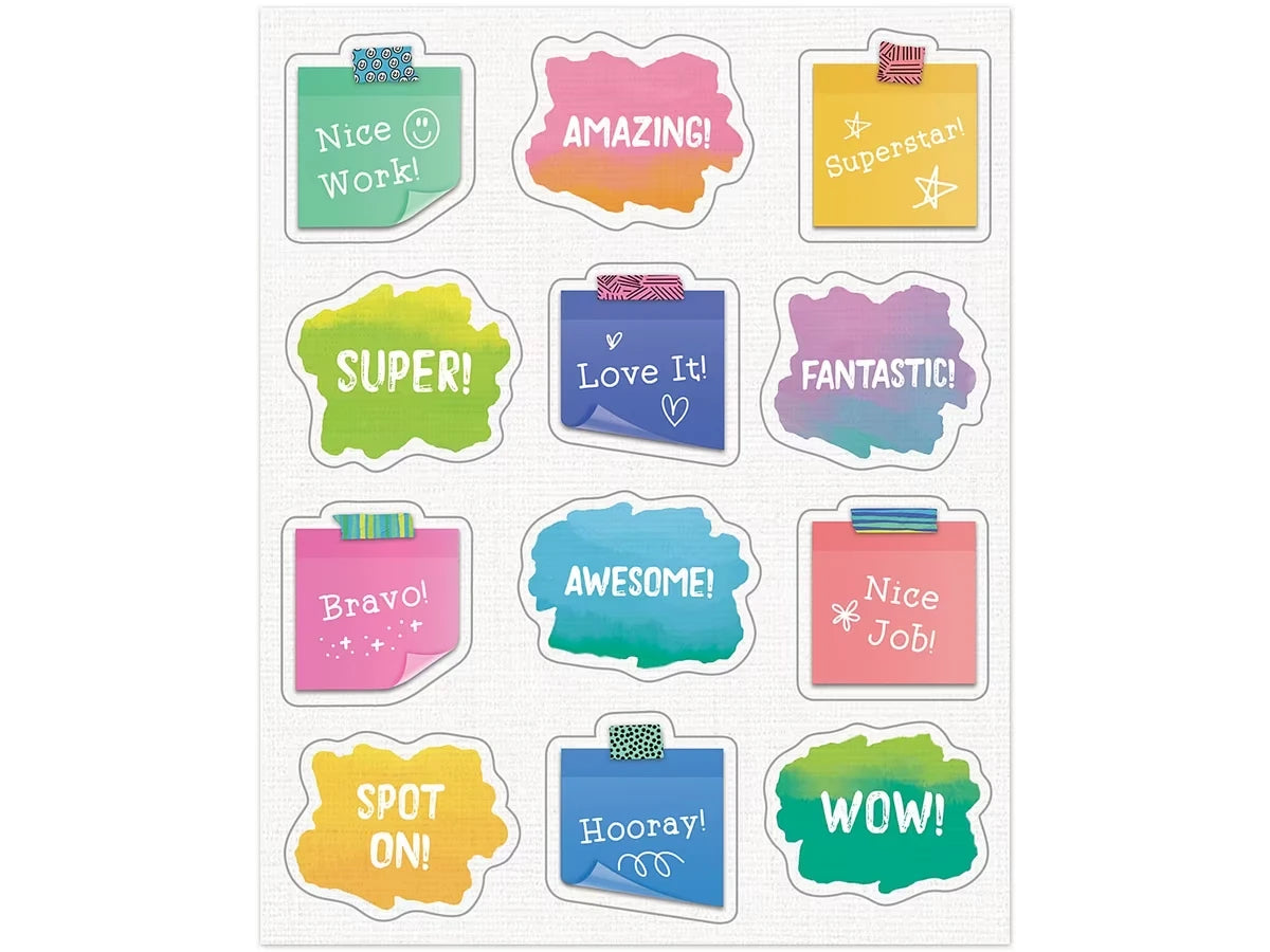 Creatively Inspired Doodle Notes Motivational Stickers - US 5135
