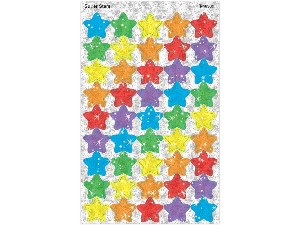 Sparkling Star Stickers - US 6675