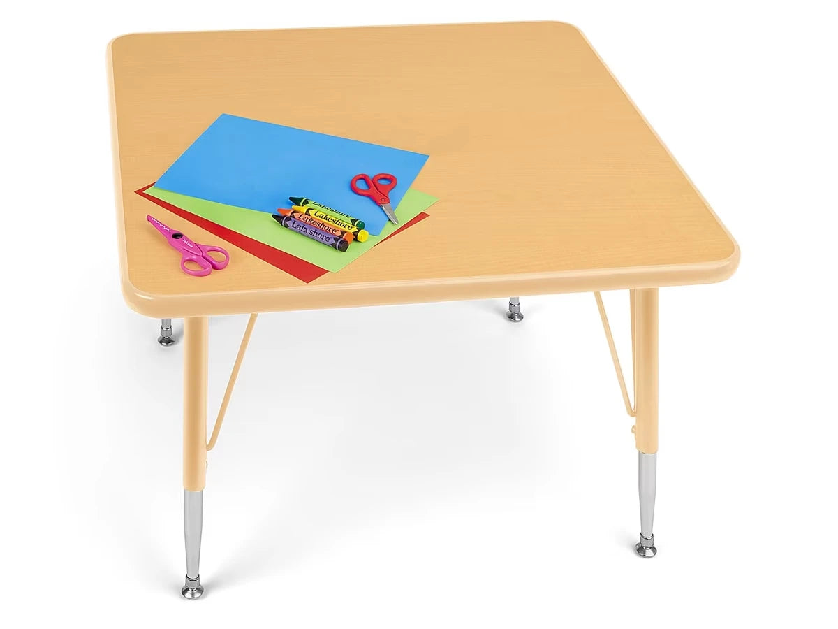 Natural Adjustable Square Tables - US 2039