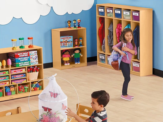 Classic Birch Coat Lockers for 10 - US 4358