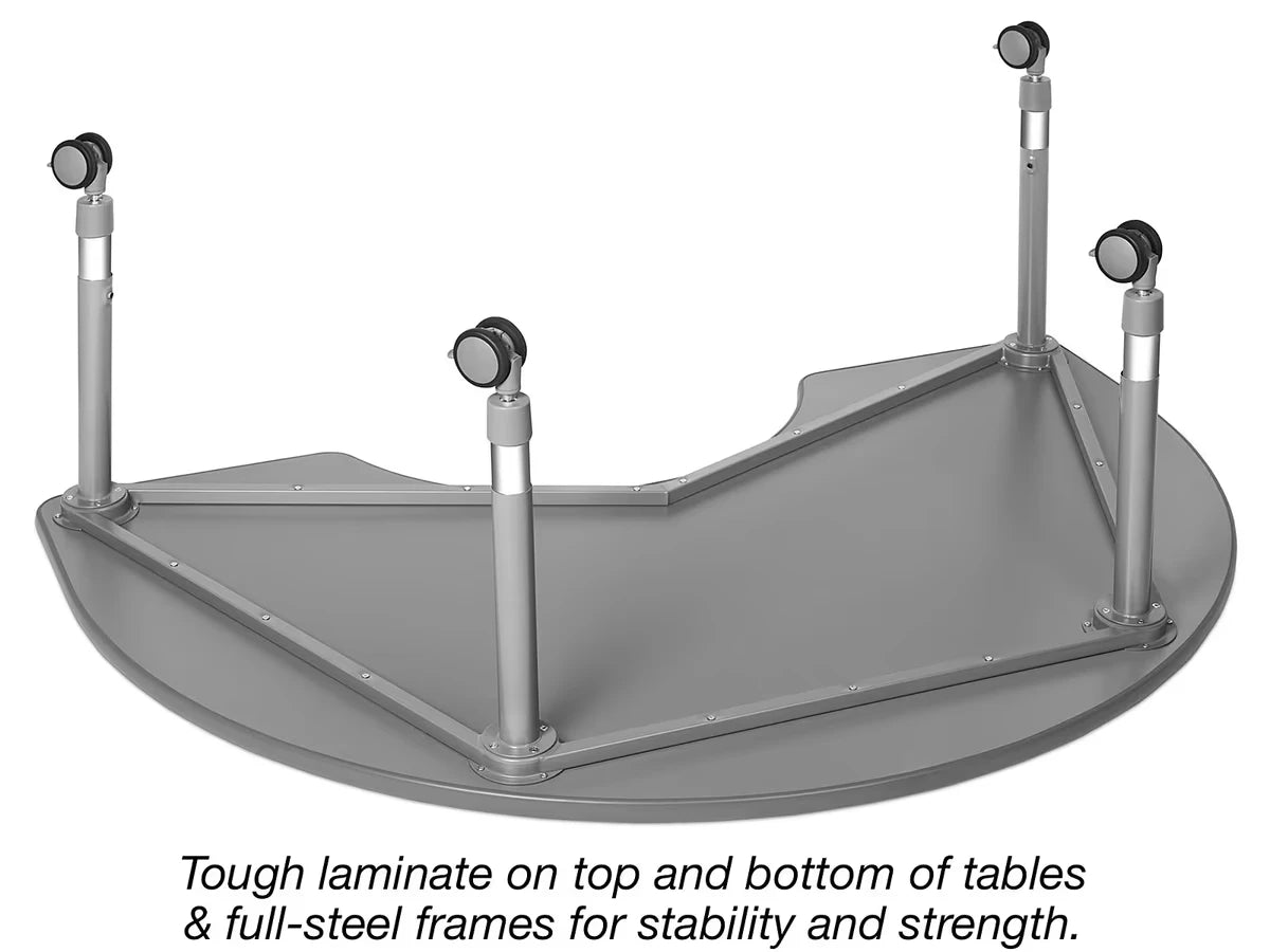 Flex-Space Mobile Group Table - Maple - US 7875