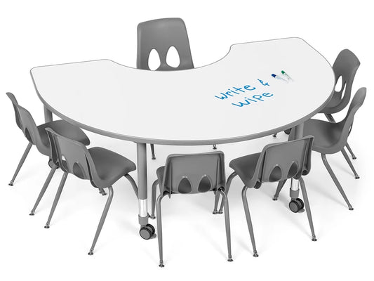 Flex-Space Write & Wipe Group Table Teaching Zone - US 6300