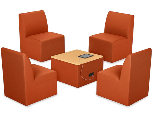 Modern Edge Chair & Powered Table Zone - US 3011