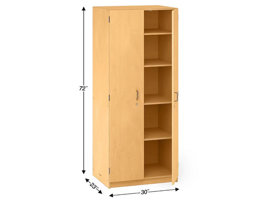 Heavy-Duty 6-Foot Locking Storage Cabinet - US 4537