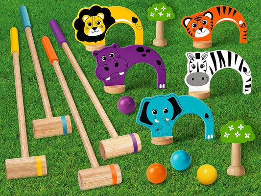 Indoor/Outdoor Kids’ Croquet Set - US 8608