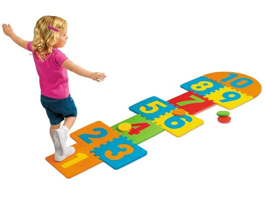 Heavy-Duty Hopscotch Puzzle Mats - US 8870
