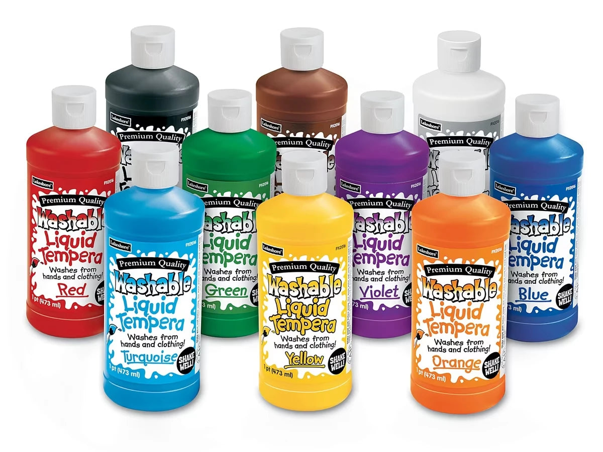 Lakeshore Fully Washable Liquid Tempera Paint - Pint - US 3839
