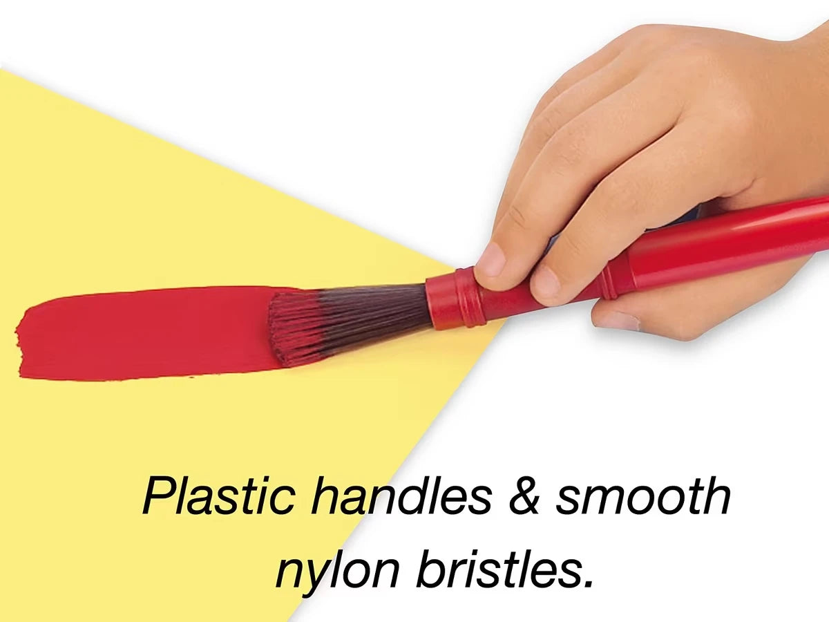 Nylon-Bristle Paintbrushes - Set of 10 - US 2819