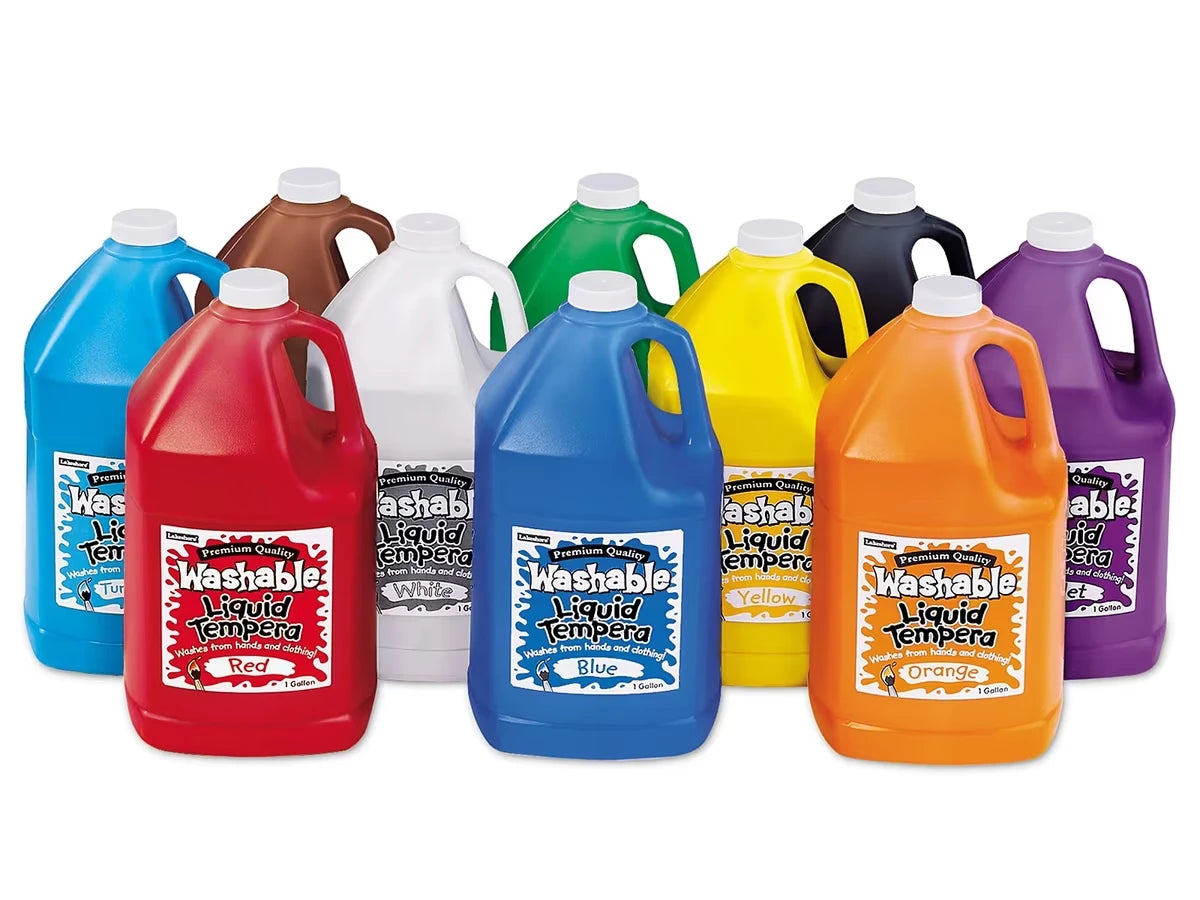 Lakeshore Fully Washable Liquid Tempera Paint - Gallon - US 4959