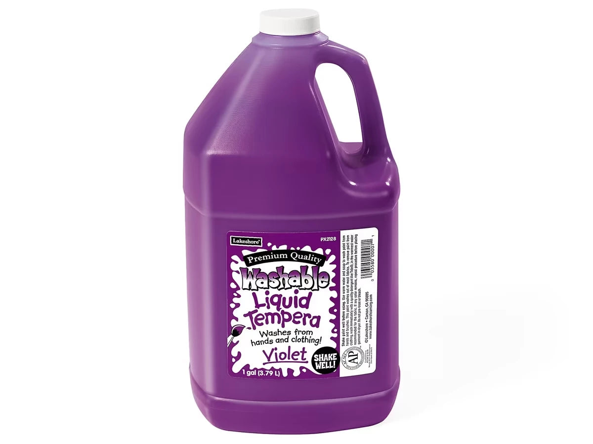 Lakeshore Fully Washable Liquid Tempera Paint - Gallon - US 4959