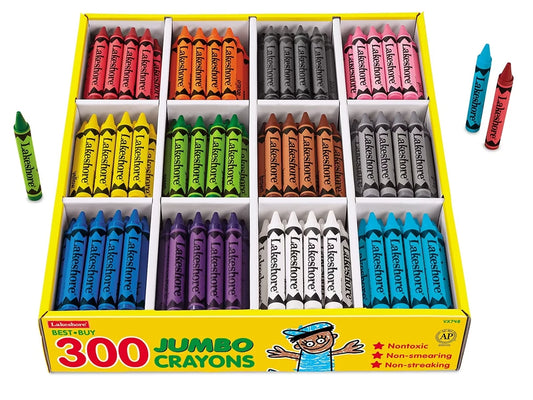 Best-Buy Jumbo Crayons - 12-Color Box - US 6075