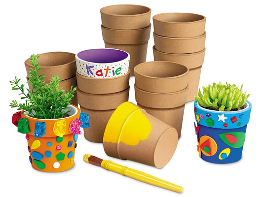 Design-Your-Own Collage Pots - Set of 15 - US 4862