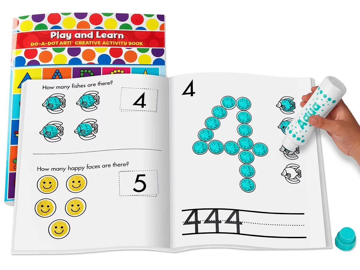 Do-A-Dot Art!® Play & Learn Activity Book - US 1974