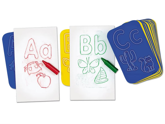 Alphabet Beginning Skills Rubbing Plates - US 3912