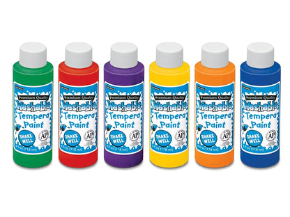 Lakeshore Fully Washable Liquid Tempera Paint - 4-Ounce Bottles - US 3361