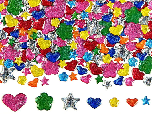 Easy-Stick Glitter Shapes - US 8255
