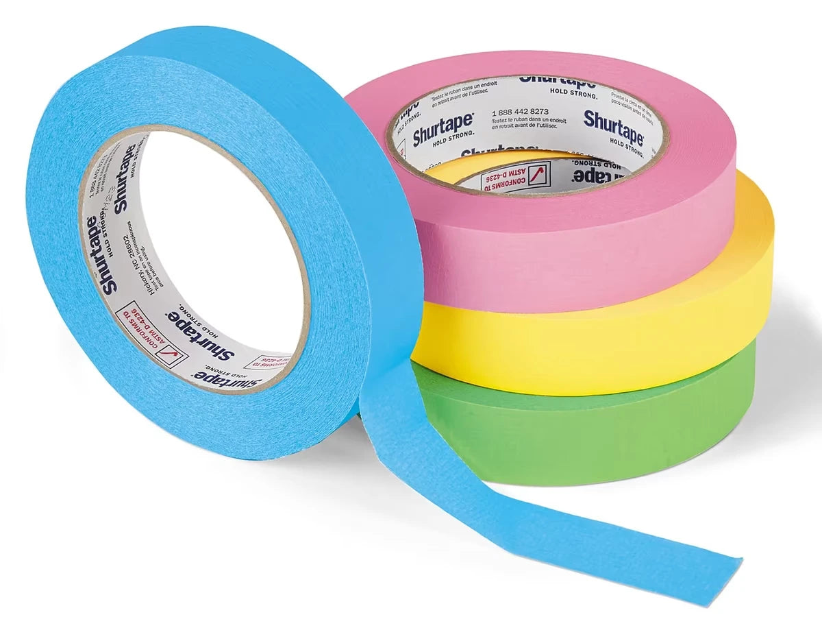 1" Craft Tape Pack - Pastel Colors - US 3953