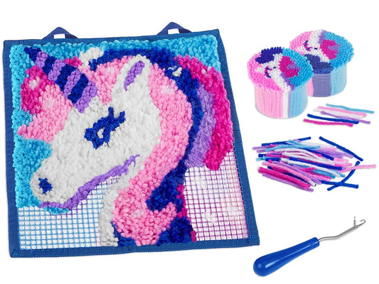 Unicorn Latch Hook Craft Kit - US 5947
