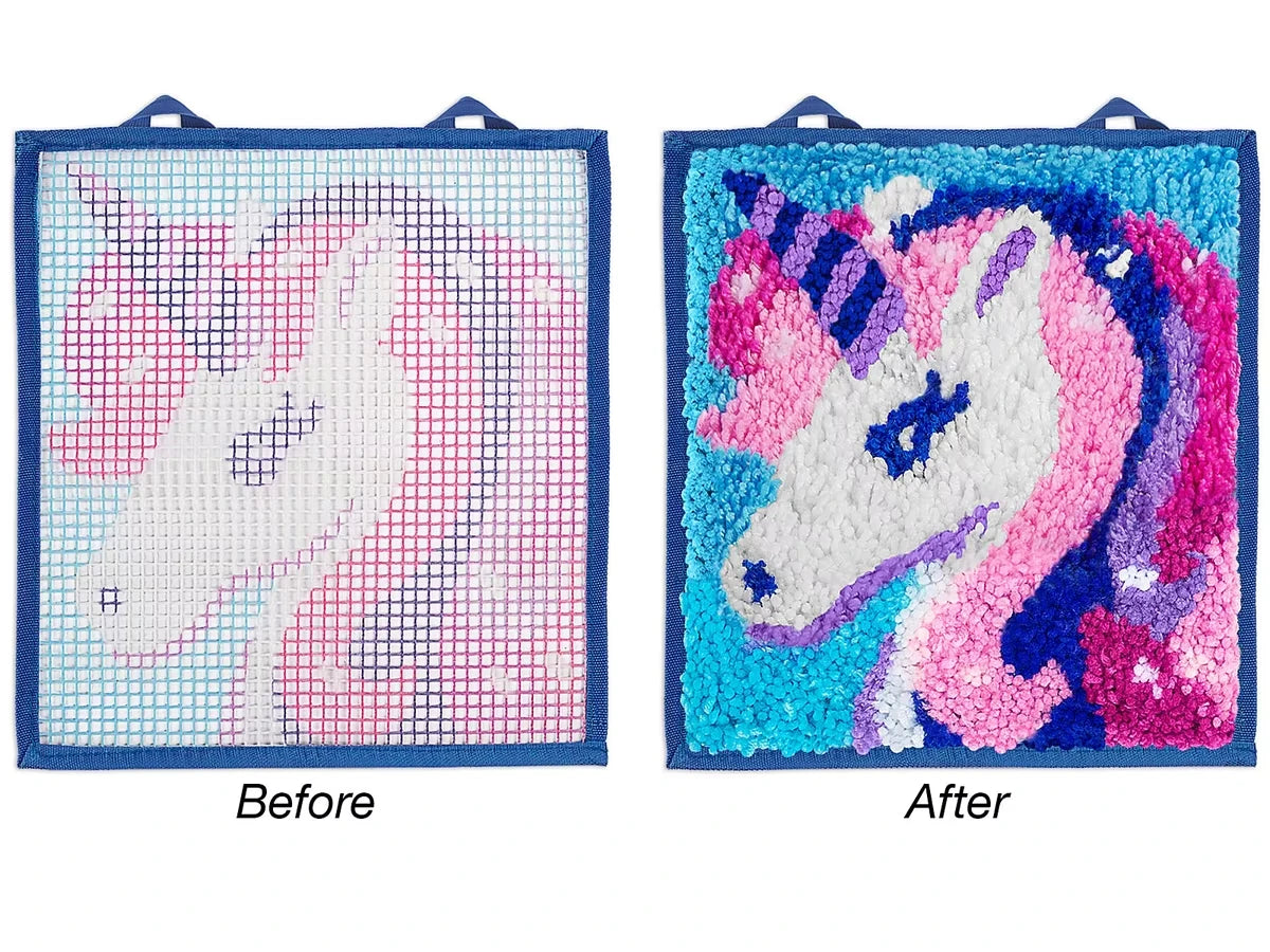 Unicorn Latch Hook Craft Kit - US 5947