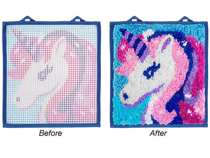 Unicorn Latch Hook Craft Kit - US 5947