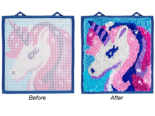 Unicorn Latch Hook Craft Kit - US 5947