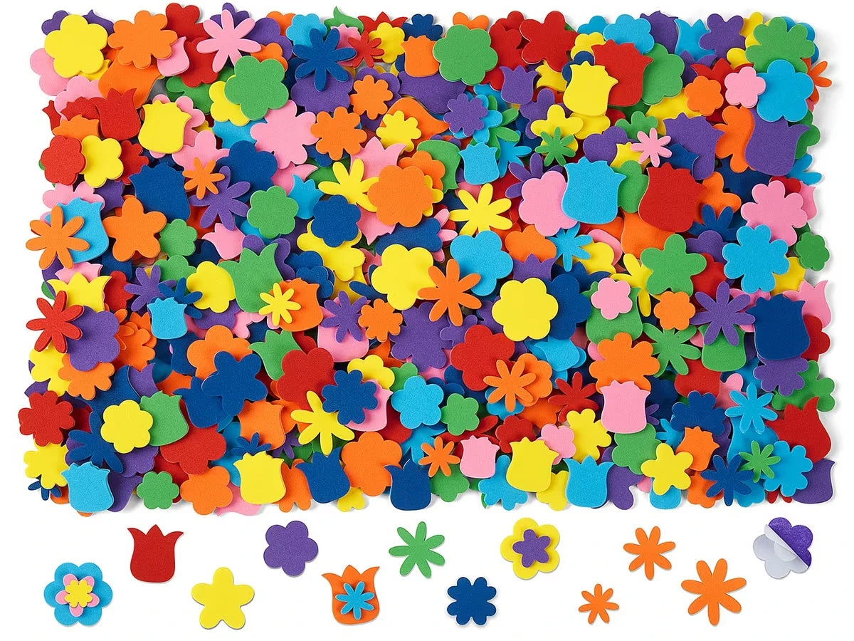 Peel & Stick Foam Flowers - US 3876