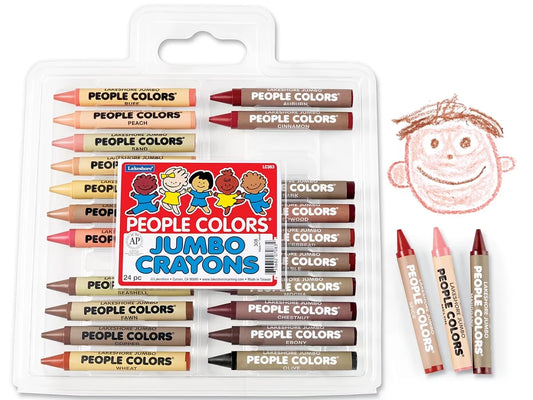 Jumbo People Colors® Crayon Pack - US 9575
