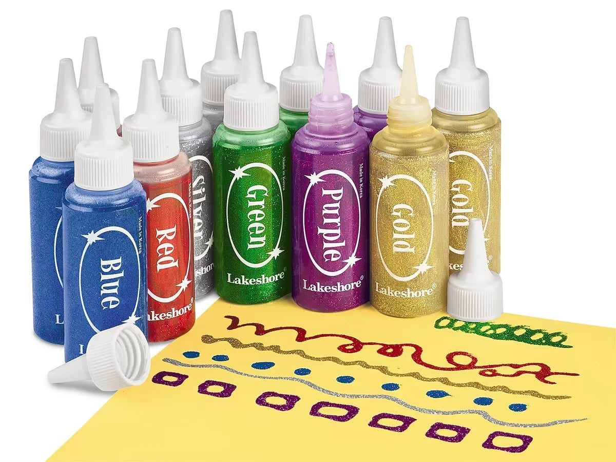 Glitter Glue Painters - Set of 12 - US 7711