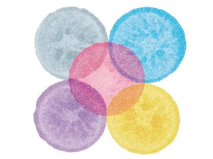 Shimmering Dot Art Painters - Set of 5 - US 7456