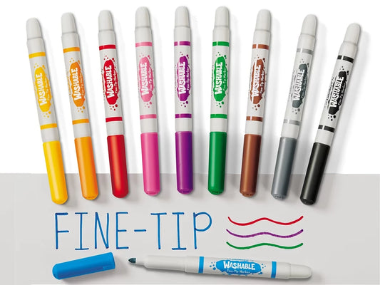 Best-Buy Washable Fine-Tip Markers - Student Pack - US 2494