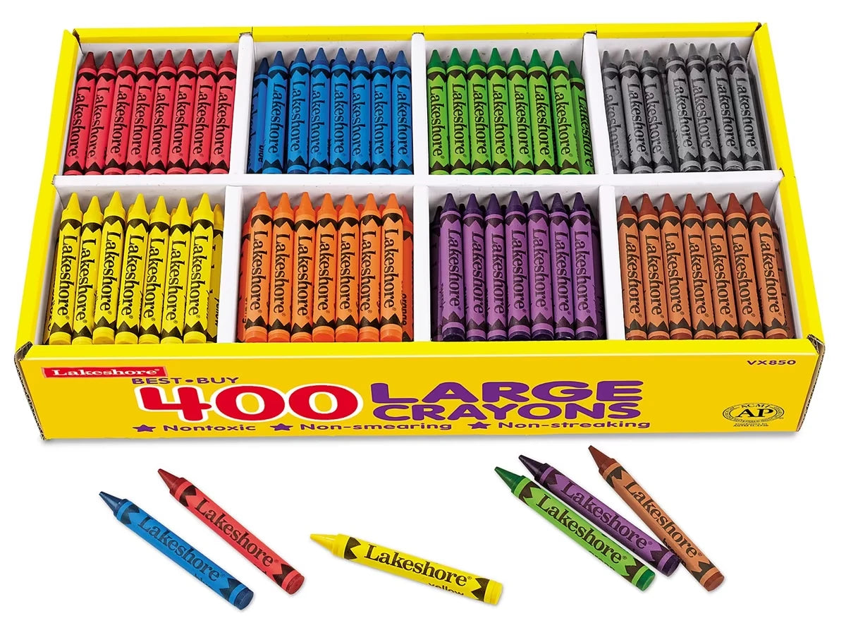 Best-Buy Large Crayons - 8-Color Box - US 7655