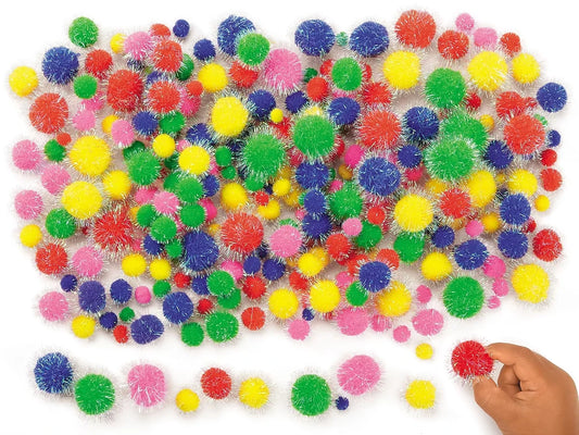 Glitter Pom-Poms - US 3576